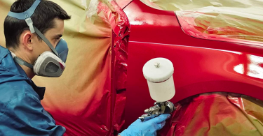 Peinture au pistoleur compresseur