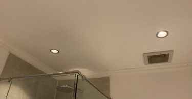 Plafond salle de bain